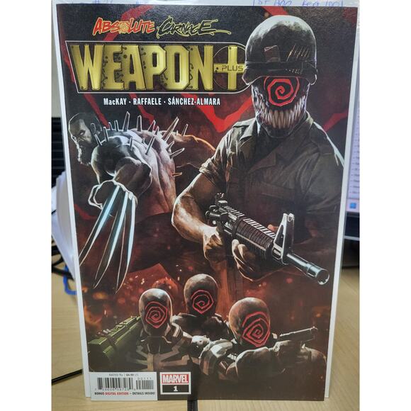 Absolute Carnage: Weapon Plus #1 (2020) Skan Cover VF+ Knull Marvel Comics - Picture 1 of 6